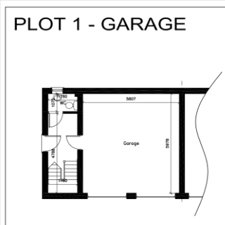 Four-bedroom detached house with double garage. (Estimated Size 1,555 sqft)