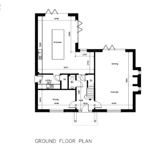 Five-bedroom detached house with detached double garage. (Estimated Size 2950 sqft)