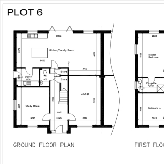 Four-bedroom semi-detached house. (Estimated Size 2260 sqft)