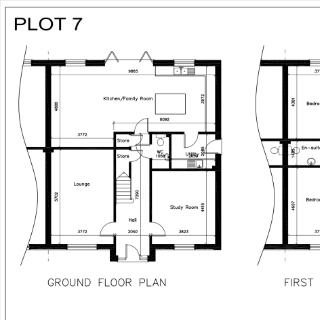 Four-bedroom semi-detached house. (Estimated Size 2260 sqft)